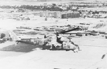 Mi-24 sobre Kabul 